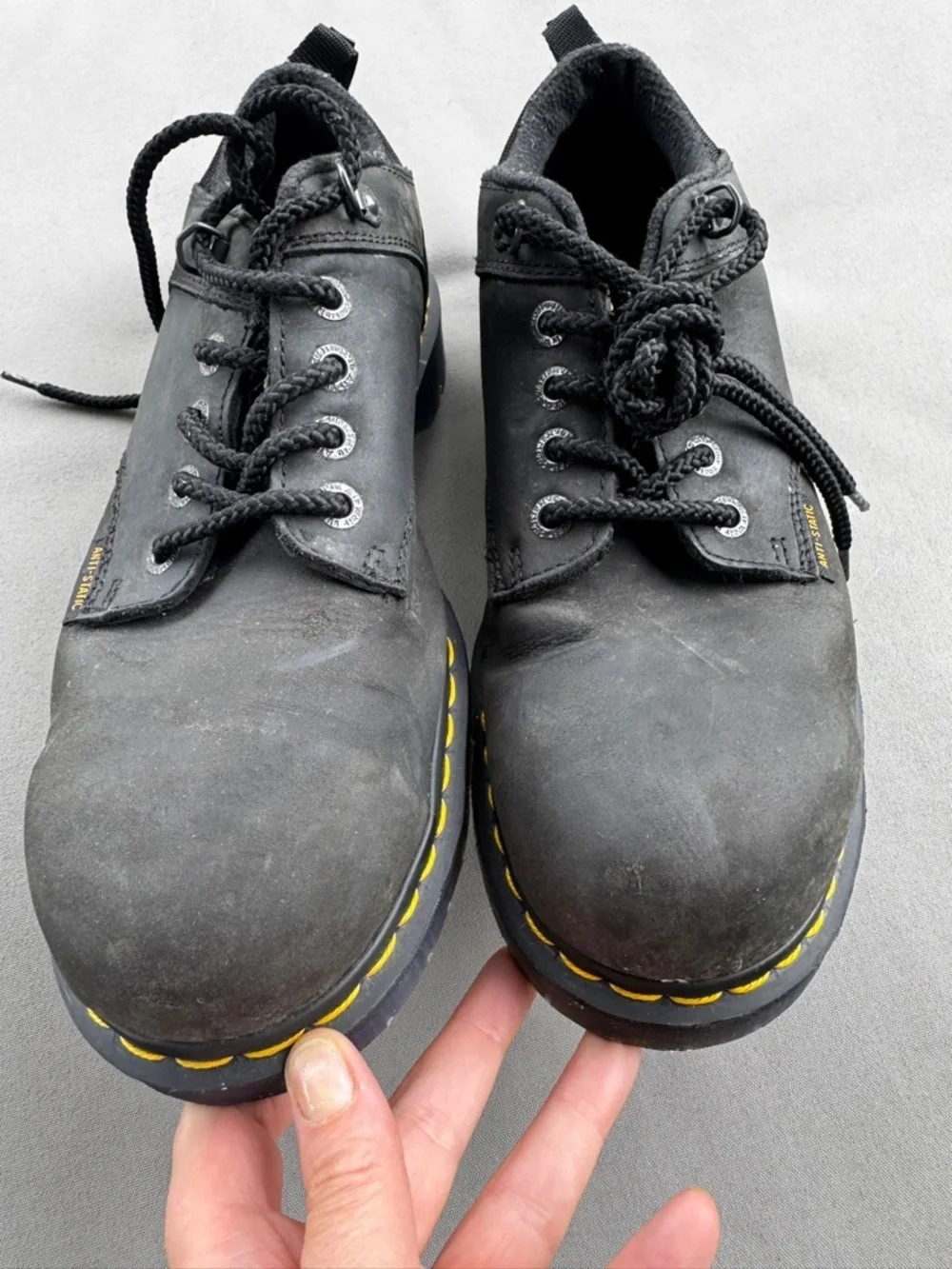 Dr.Martens Industrial Steel Toe Safety Shoes Black ASTM F2413-05 Size 11M